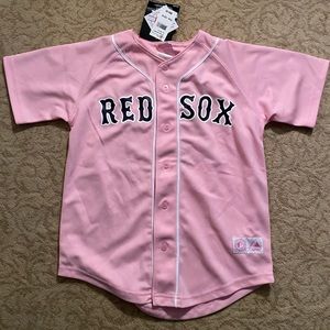 Red Sox Girl’s Pink Ellsbury Baseball Jersey